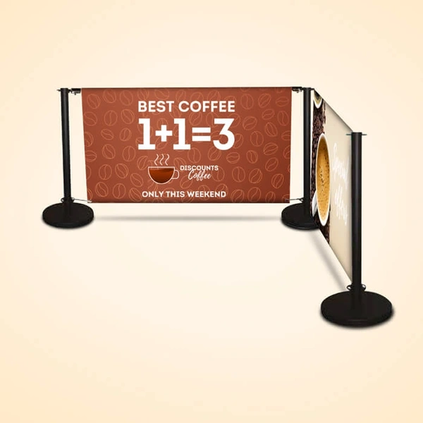 Cafe Barrier Displays