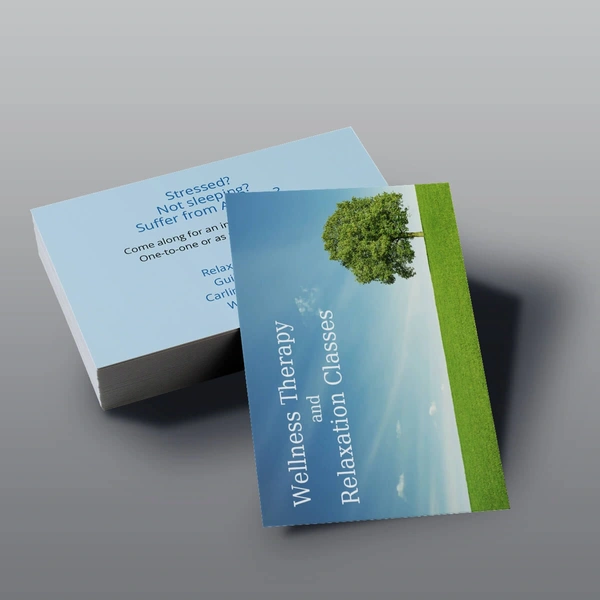 Uncoated Business Cards - Wellness